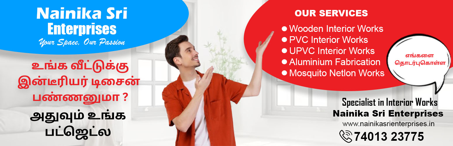 Nainika Sri Enterprises, Interior Works in Ottiambakkam, Chennai