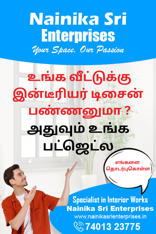 Nainika Sri Enterprises, Interior Works in Ottiambakkam, Chennai